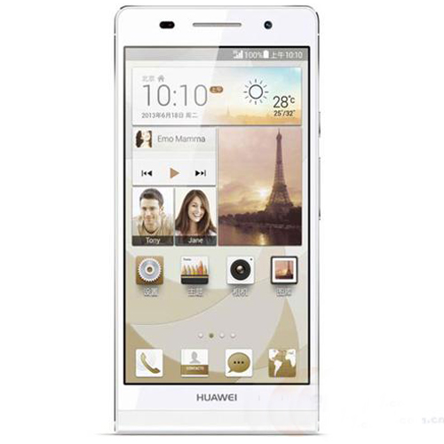 HUAWEI 华为 Ascend P6-C00 白色 电信定制版 CDMA2000/GSM 3G手机 双模双待 内存2G+16G