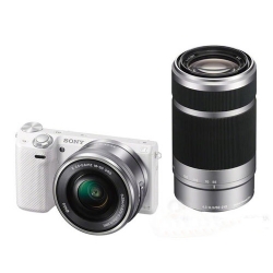 SONY 索尼 NEX-5TY 微单 远摄双镜套装 白色 含E PZ 16-50mm F3.5-5.6+55-210mm F4.5-6.3 OSS镜头