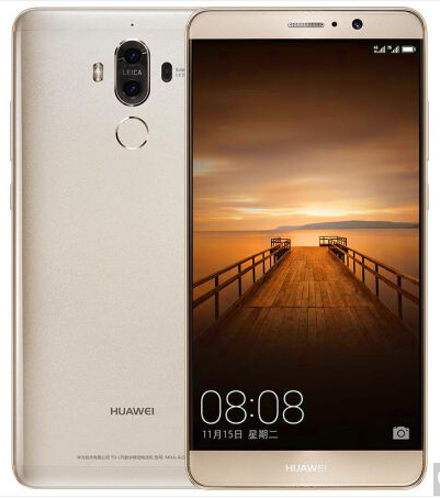 华为(HUAWEI) Mate9 4G手机 双卡双待 香槟金 全网通(4GB RAM+64GB ROM)