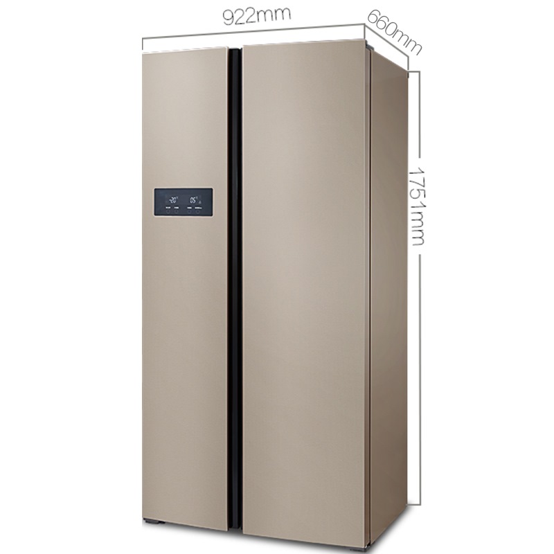 美的（Midea）BCD-516WKZM(E) 516升 纤薄机身 风冷无霜 浮光跃金 