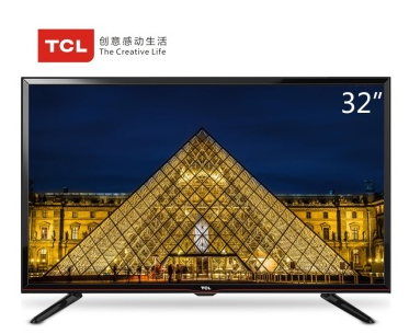 TCL L32F3301B 32英寸 窄边蓝光USB播放LED电视