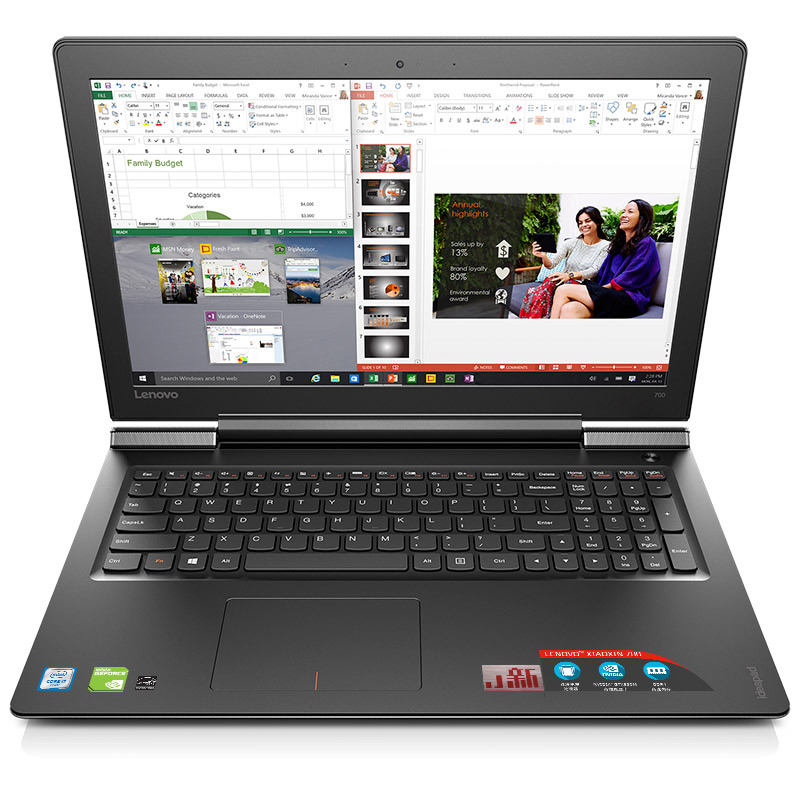 联想(Lenovo)15.6英寸超薄游戏本 