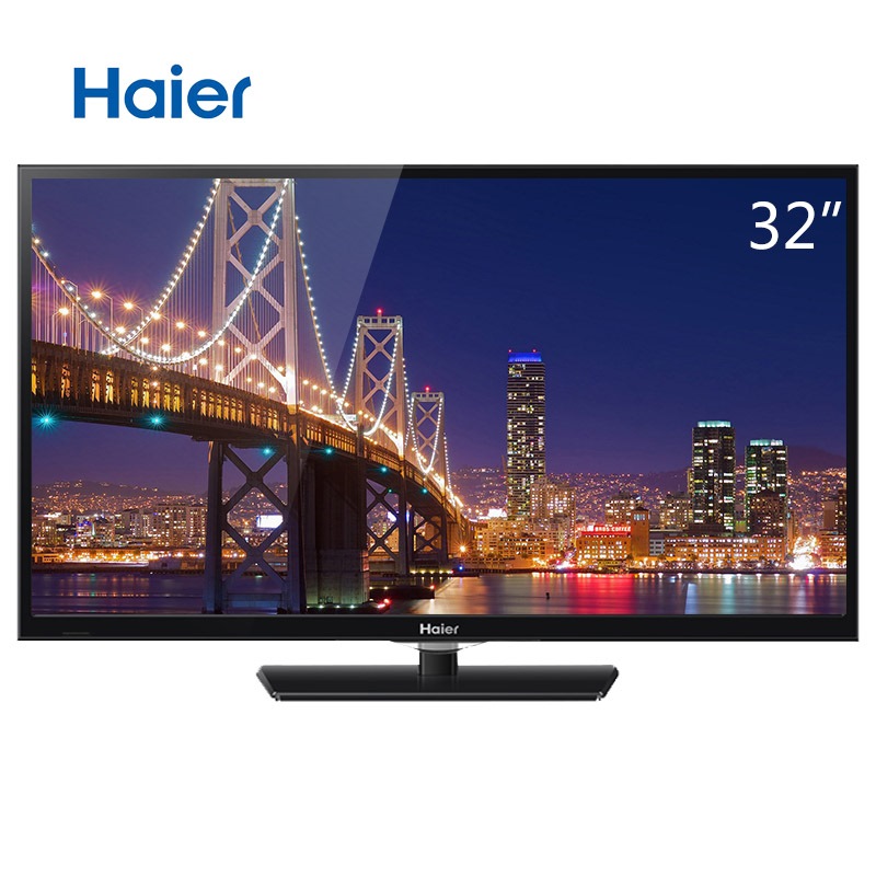 海尔（Haier）32EU3000 32英寸流媒体纤薄窄边框高清LED液晶电视