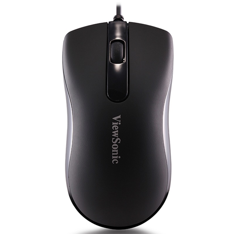 优派（ViewSonic） MU255 百搭有线光学USB鼠标 （ 黑色