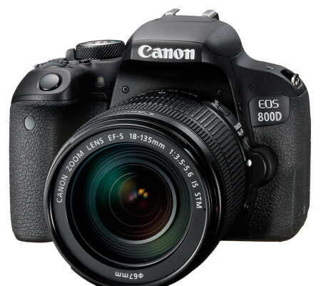 佳能/ CanonEOS 800D 套机（EF-S 18-135mm f/3.5-5.6 IS STM）数字照相机